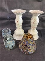 Capiz Shell Votive Holders, Candle Shade & More