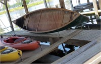 CANOE *ANTIQUE CLASSIC STOWE FISHING 15.5FT CANOE