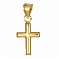 14k Gold Crucifix Pendant