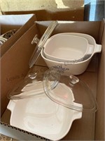 Corning ware with lids