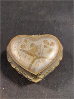 Vintage Heart-Shaped Sankyo Orpheus Music Box/Jewl