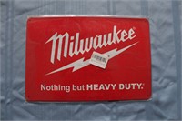 Retro Tin Sign "Milwaukee"