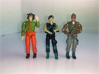 Hasbro Vintage 1980-90's GI Joe Figure 3-pack