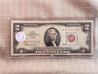 1963 US Red Seal Note UNC