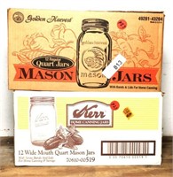 Mason Jars- Contents of 2 Boxes