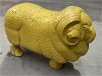 Solid Concrete Golden Fleece Ram