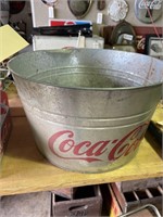 Coca-Cola galvanized tub