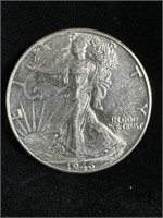 1946 Silver Walking Liberty Half-Dollar MS