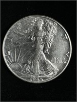 1945 Silver Walking Liberty Half-Dollar AU