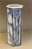 Chinese Blue and White Brush Pot