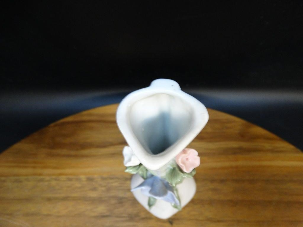 Vintage Porcelain Floral Bud Vase