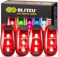 BLITZU Set of 4 LED Safety Light Accessories for