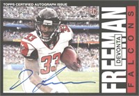 Auto 102/150 RC Devonta Freeman Atlanta Falcons