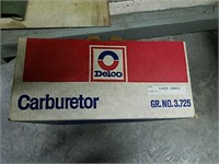 NOS Delco carburetor, new in box with original