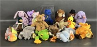 Seventeen Assorted TY Beanie Babies