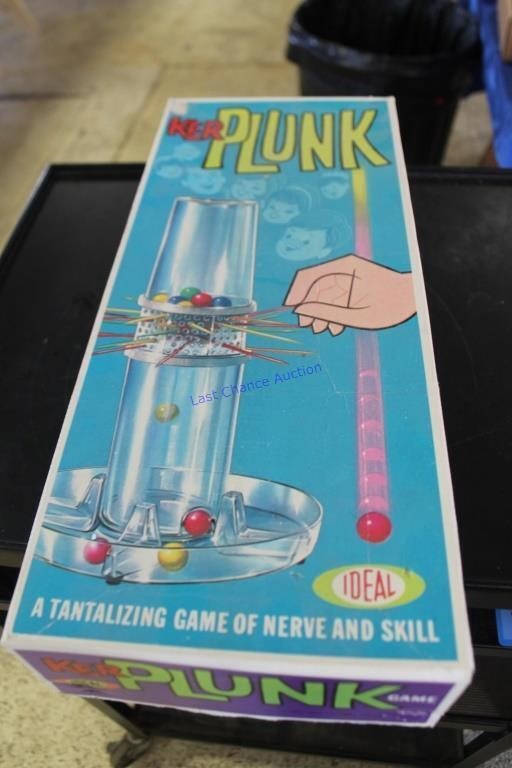 Vintage Ker Plunk Game in Box
