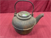 Cast Iron water Pot, Approximately 12 x 12 in.