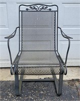 Wrought Iron Rocking Patio Chair