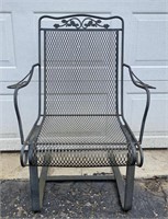 Wrought Iron Rocking Patio Chair