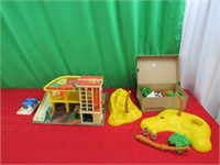 Fisher Price Parking Garage, Misc Beach  items