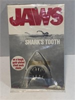 JAWS Shark tooth Necklace unopened copyright 1975