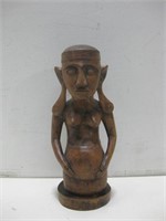 11" Wood Carved Statue