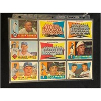 (24) 1960 Topps Baseball Cards Nice Shape