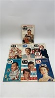 (7) vintage TV Guides (1953)