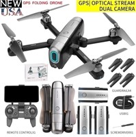 4K HD Wide Angle Dual Camera GPS RC Drone FPV Wifi