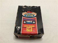 1992 Topps Stadium Club Baseball Card Hobby Box