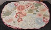 (6) Floral placemats.  18in x 13in