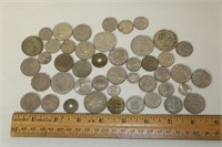 Assorted Foreign Coins Lot