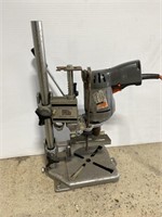 Drill press stand for electric drills