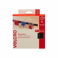 VELCRO Brand 30ft Sticky Back Hook/Loop Fasteners
