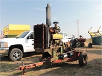 Portable 8" Transfer Pump w/ 2 Wheel Trailer