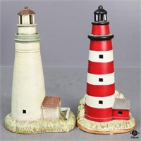 Lefton Lighthouse Collection Figurines/ 2 pc