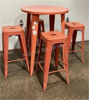 Tabouret Metal Stools & High Top Table