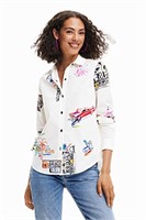 Size X-Large Desigual Womens Woman Woven Shirt