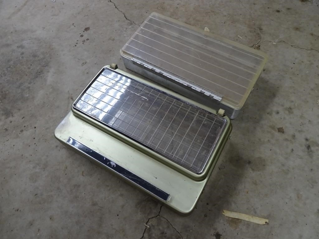 Two Plastic Cases from Vintage Refrigerators