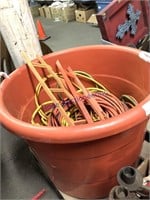 RED TUB--ASSORTED DROP CORDS