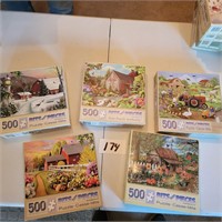 Puzzle Lot- Country Scenes