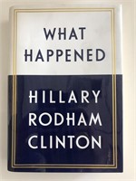 What Happened Hillary Clinton signed book