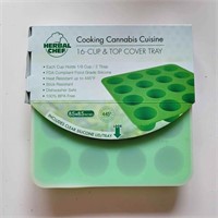 NEW HERB CHEF 16 Cup Silicon Cup with LID- $20