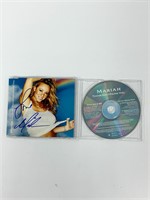 Autograph COA Mariah Carey CD