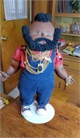 Handmade Mr. T Doll approx 22 inches tall