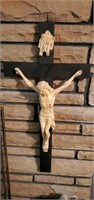 Jesus on the cross wall hanging approx size is 15
