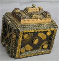 Unique Tramp/Folk Art Trinket Box