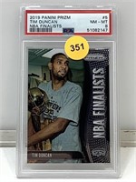 Psa 8 2019 Panini Prizm Tim Duncan Nba Finalists