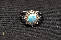 Opal estate ring