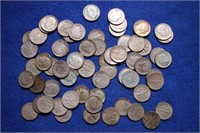 63 Silver Roosevelt Dimes